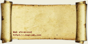 Magdalena Bakula vizit kartica